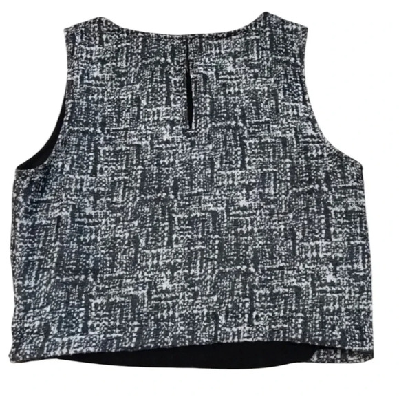 Joie Mintelle Black White Crop Top Size S - Picture 7 of 10